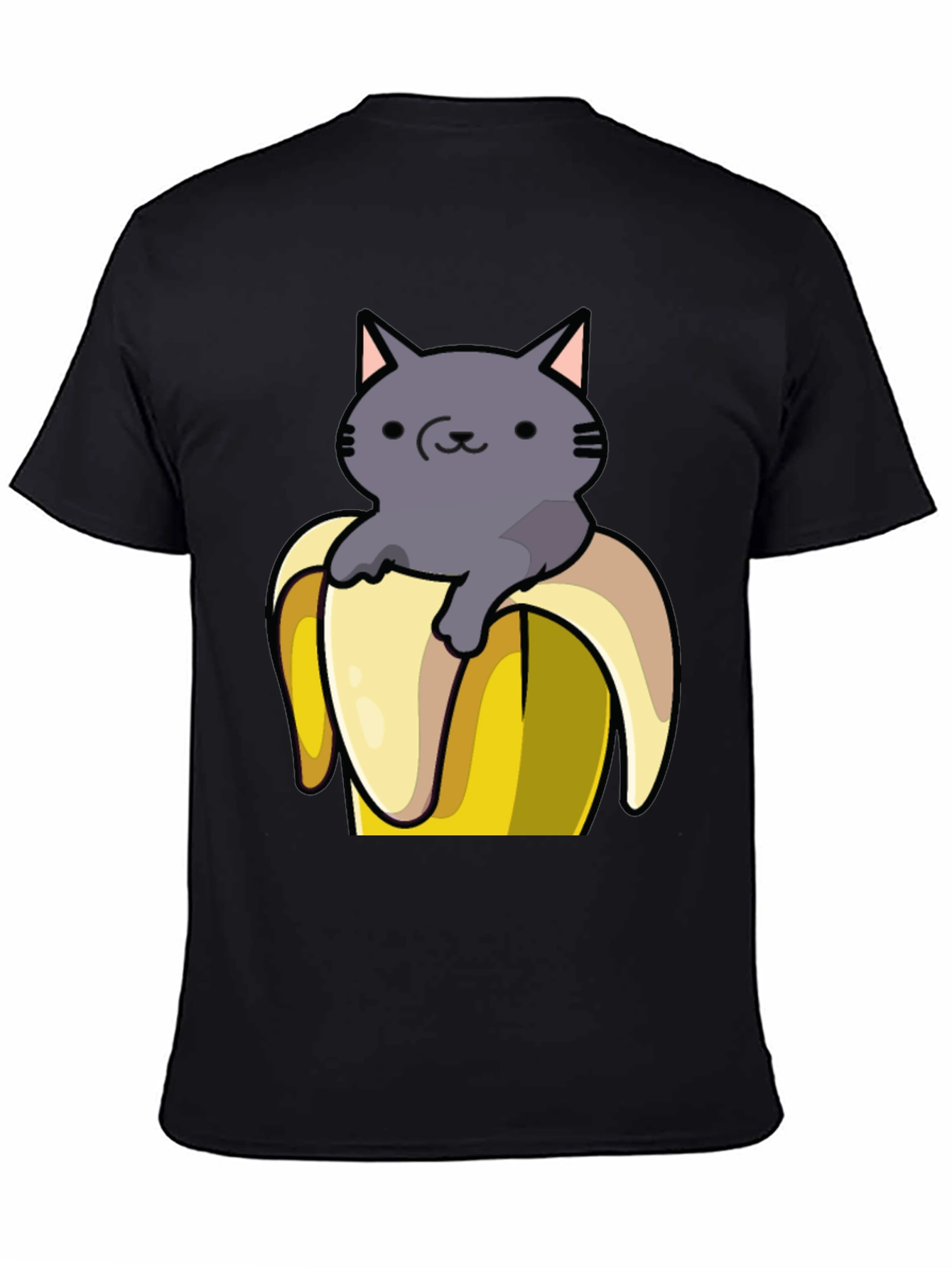 Cat in Banana T-Shirt - Funny Graphic Tee
