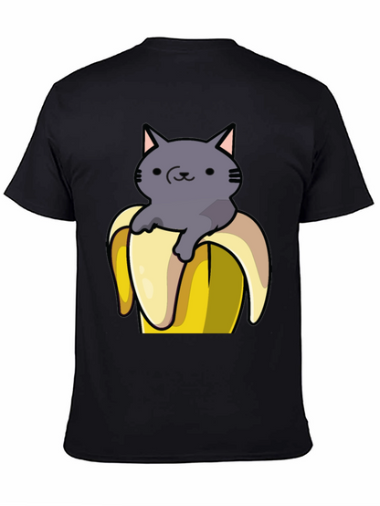 Cat in Banana T-Shirt - Funny Graphic Tee