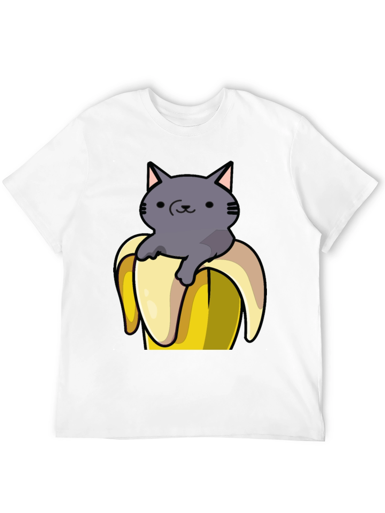 Cat in Banana T-Shirt - Funny Graphic Tee