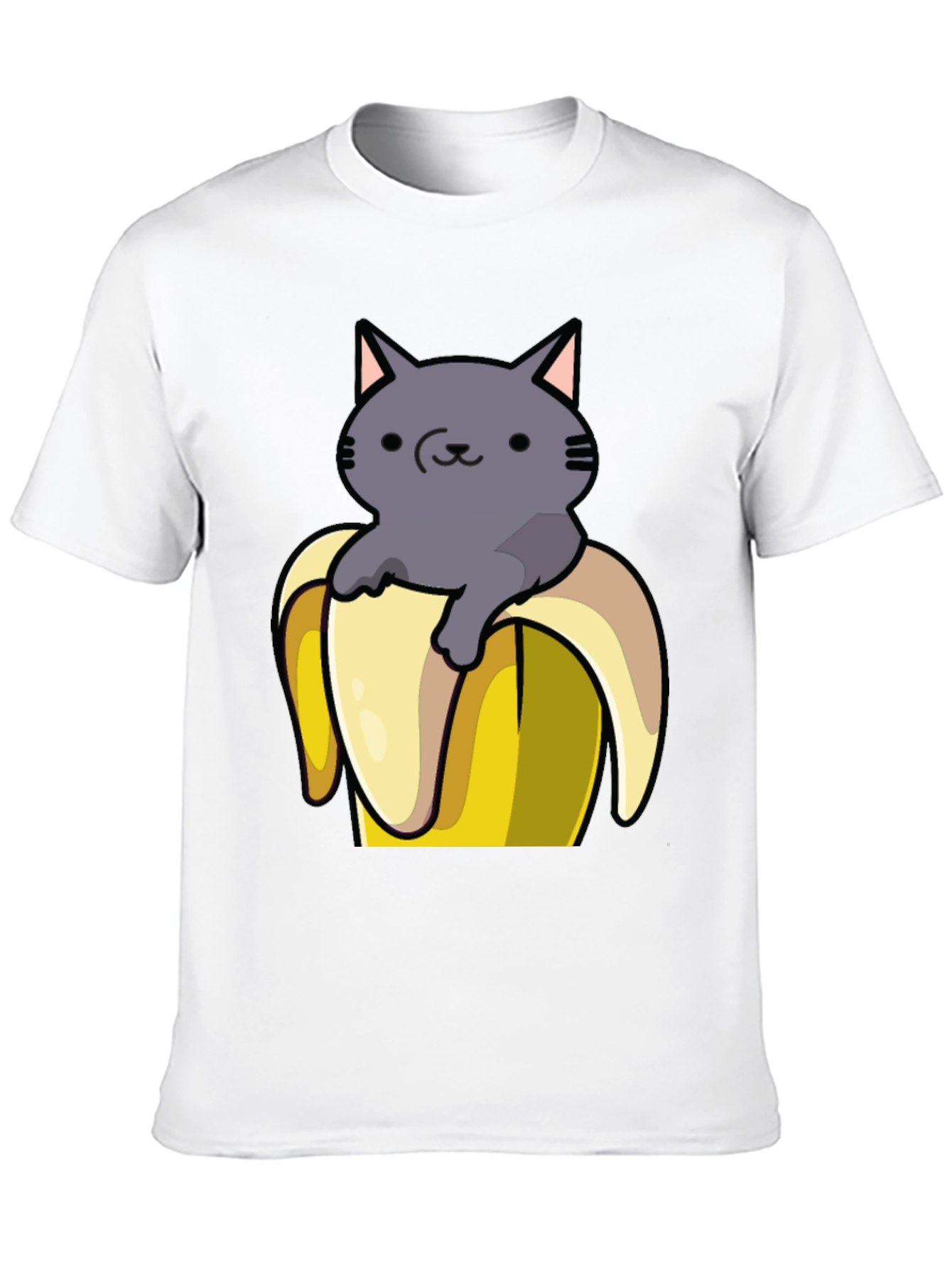 Cat in Banana T-Shirt - Funny Graphic Tee