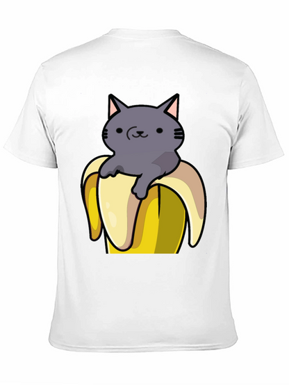 Cat in Banana T-Shirt - Funny Graphic Tee