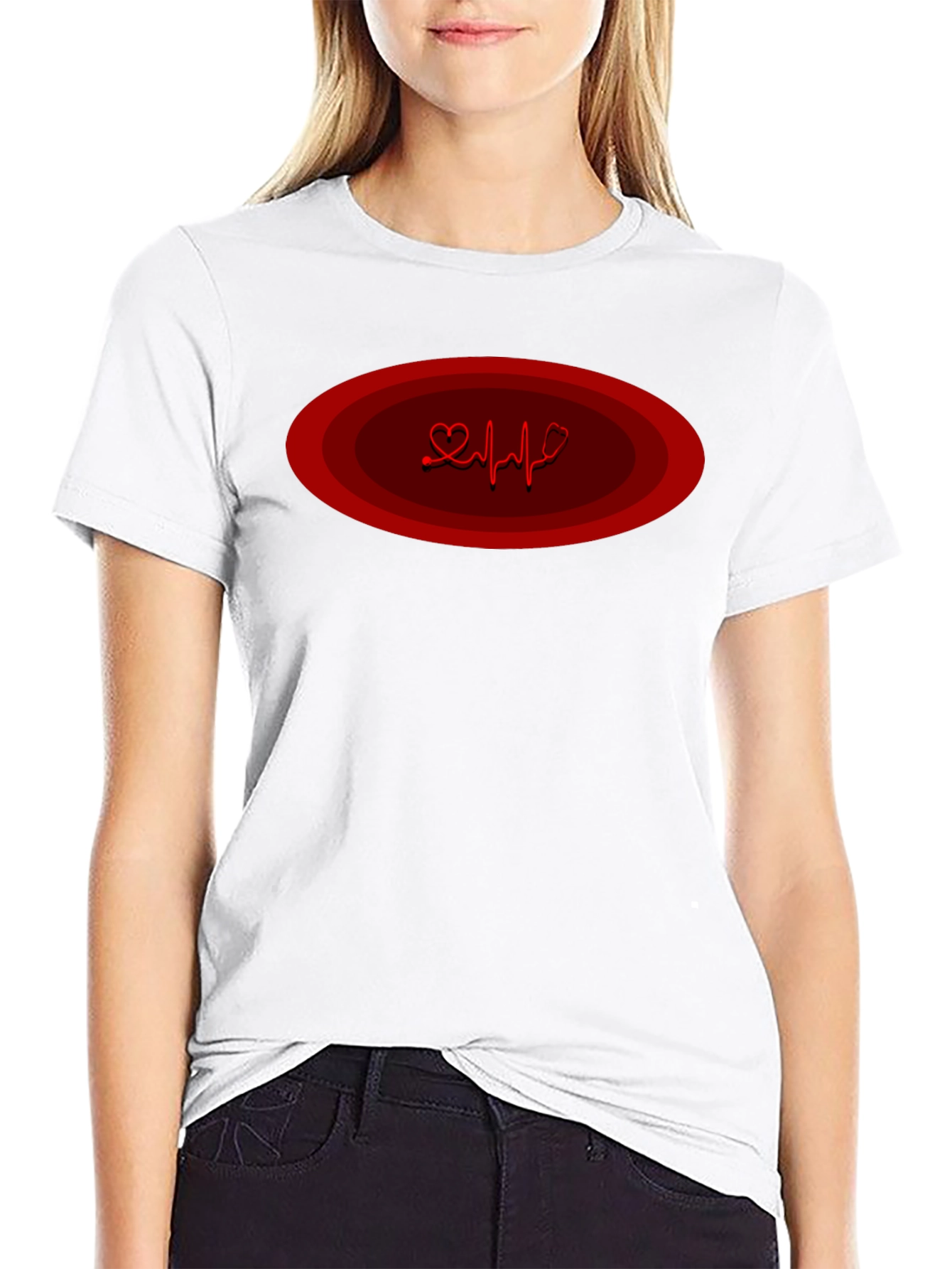 Heartbeat Graphic T-Shirt