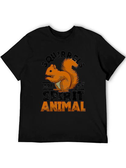 Squirrel Spirit Animal Graphic T-Shirt