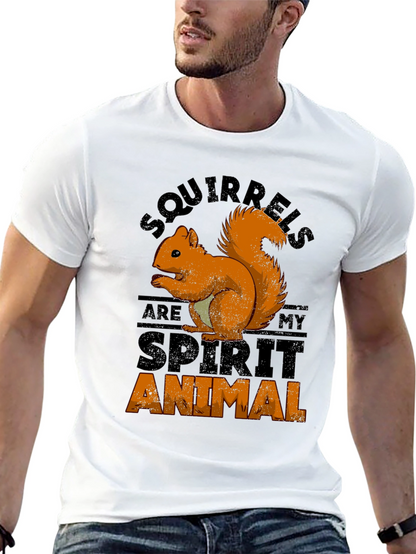 Squirrel Spirit Animal Graphic T-Shirt