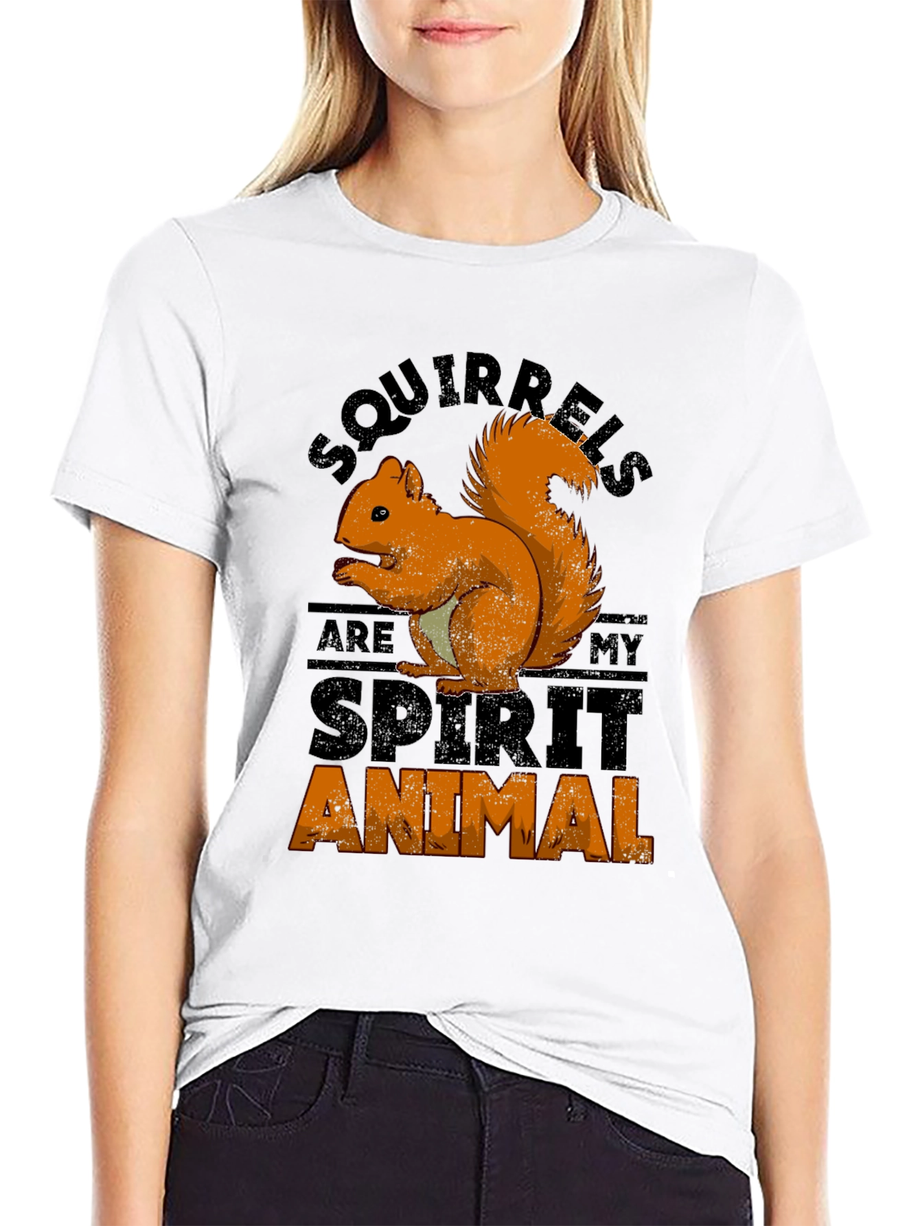 Squirrel Spirit Animal Graphic T-Shirt