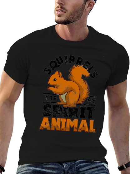 Squirrel Spirit Animal Graphic T-Shirt