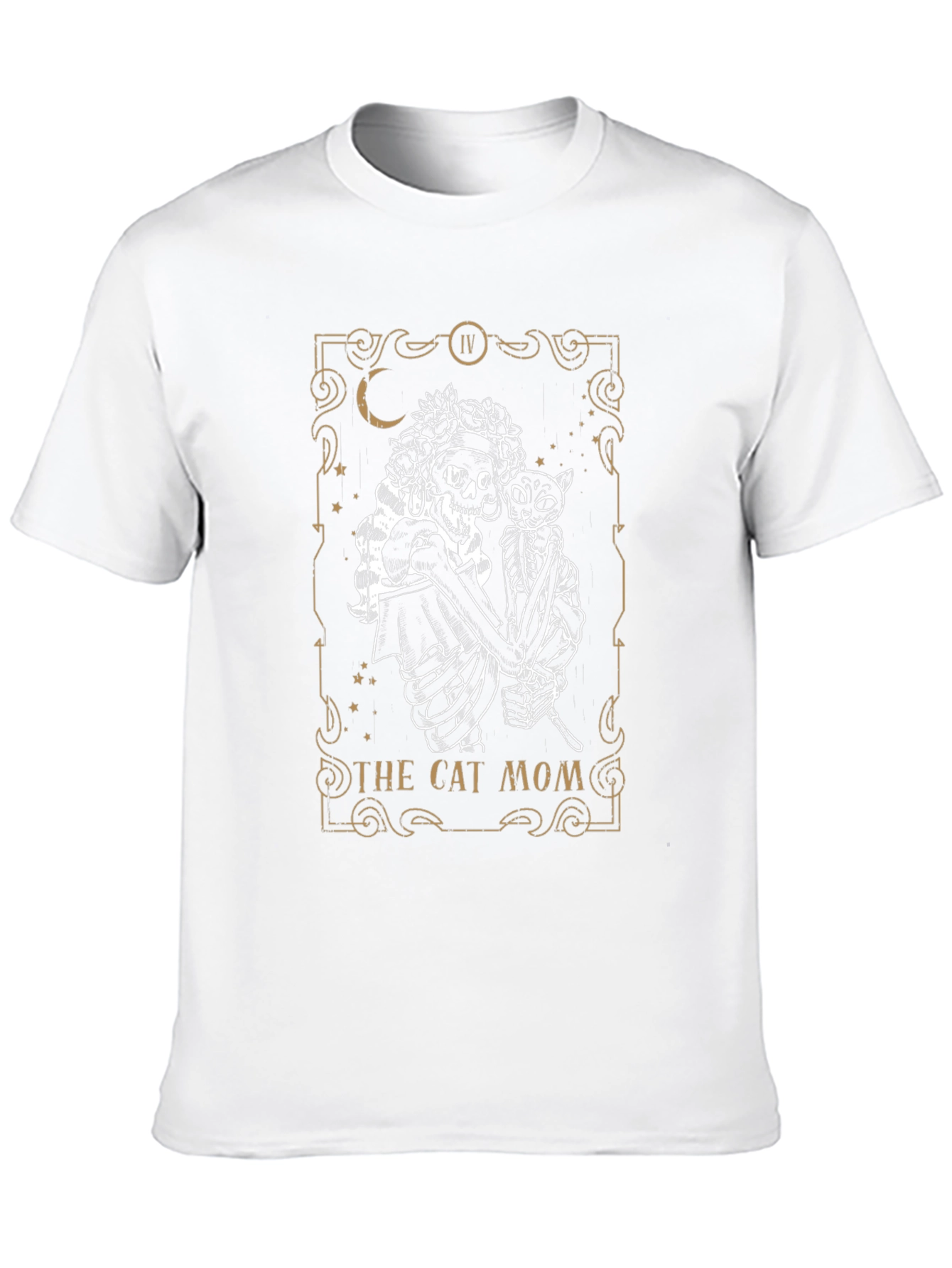 The Cat Mom Tarot Graphic T-Shirt