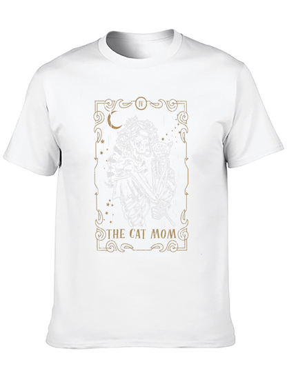 The Cat Mom Tarot Graphic T-Shirt