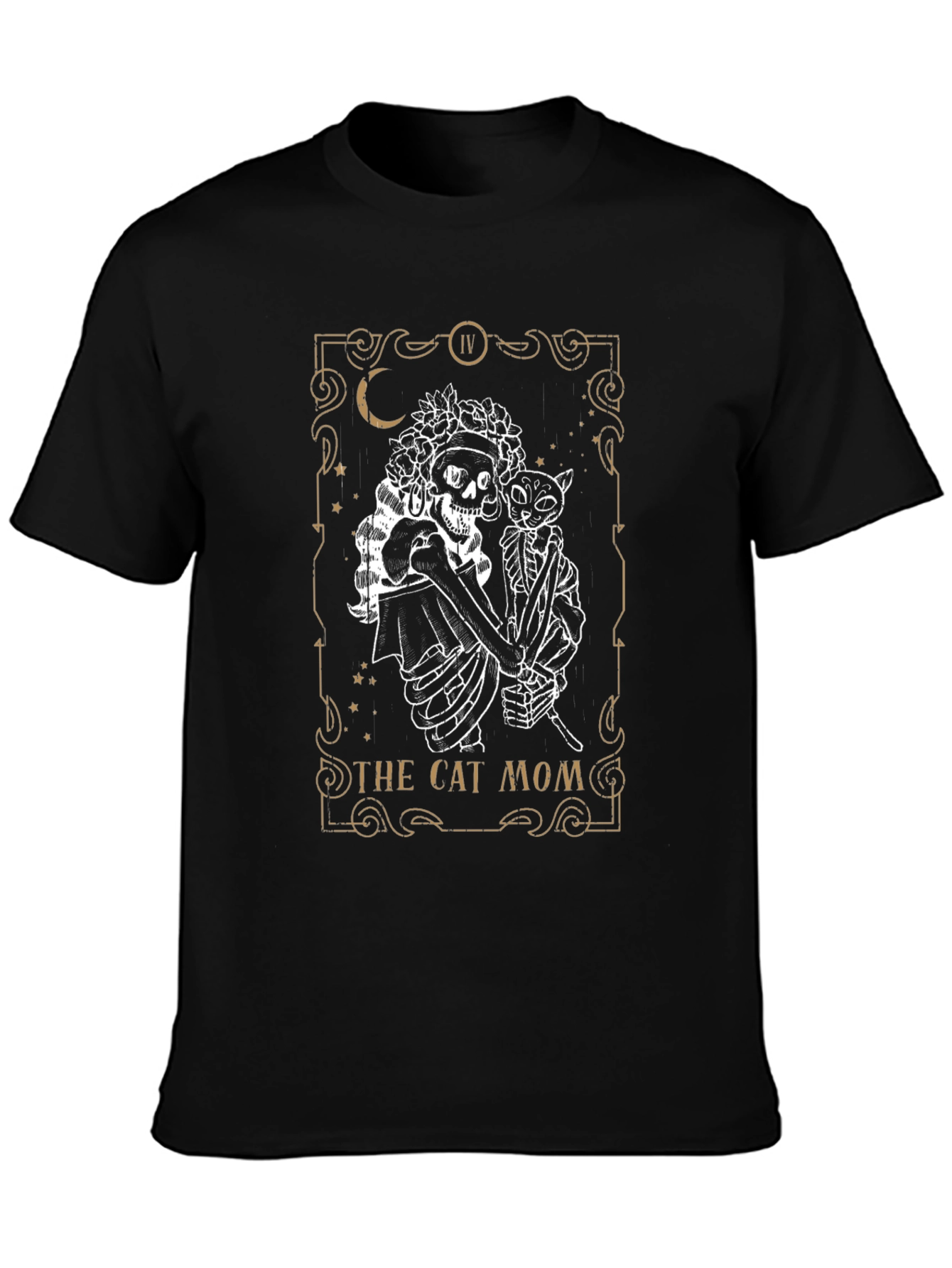 The Cat Mom Tarot Graphic T-Shirt