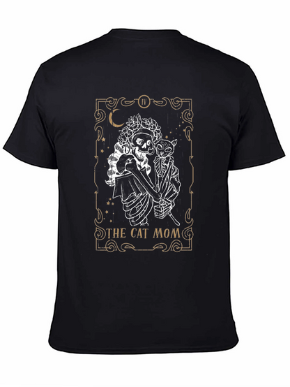 The Cat Mom Tarot Graphic T-Shirt