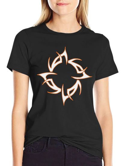 Tribal Sun Graphic Black T-Shirt