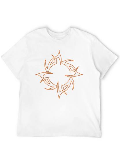 Tribal Sun Graphic Black T-Shirt