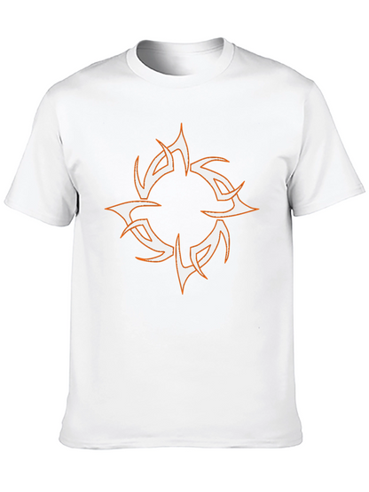 Tribal Sun Graphic Black T-Shirt