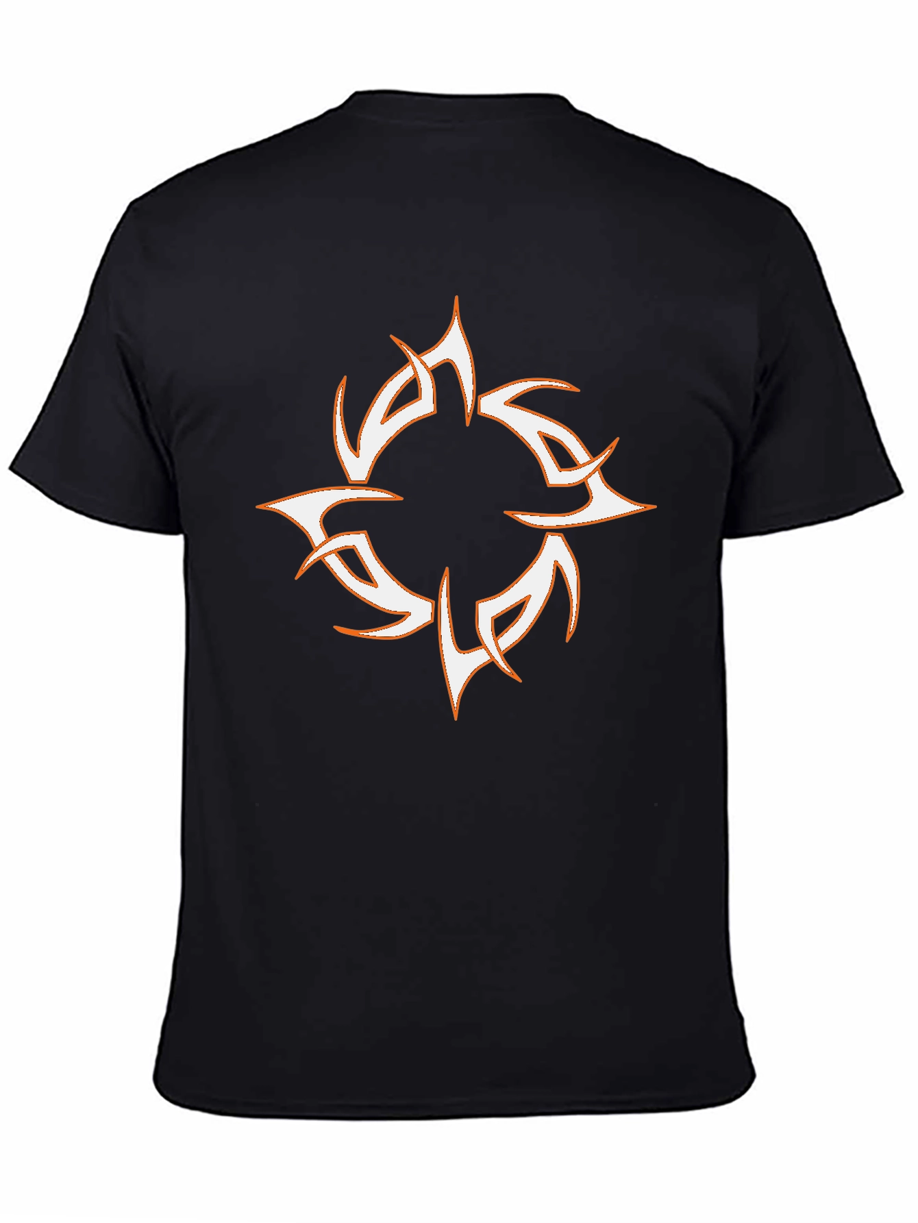 Tribal Sun Graphic Black T-Shirt