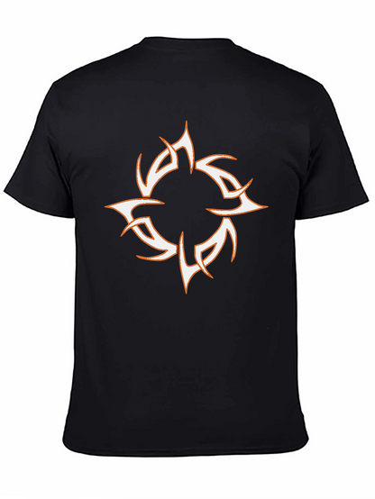Tribal Sun Graphic Black T-Shirt
