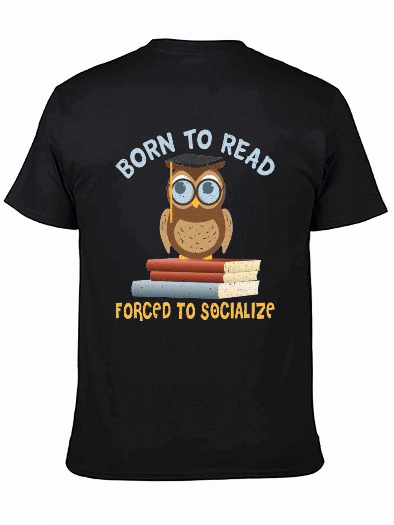 Born To Read Owl T-Shirt