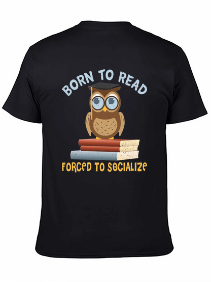 Born To Read Owl T-Shirt