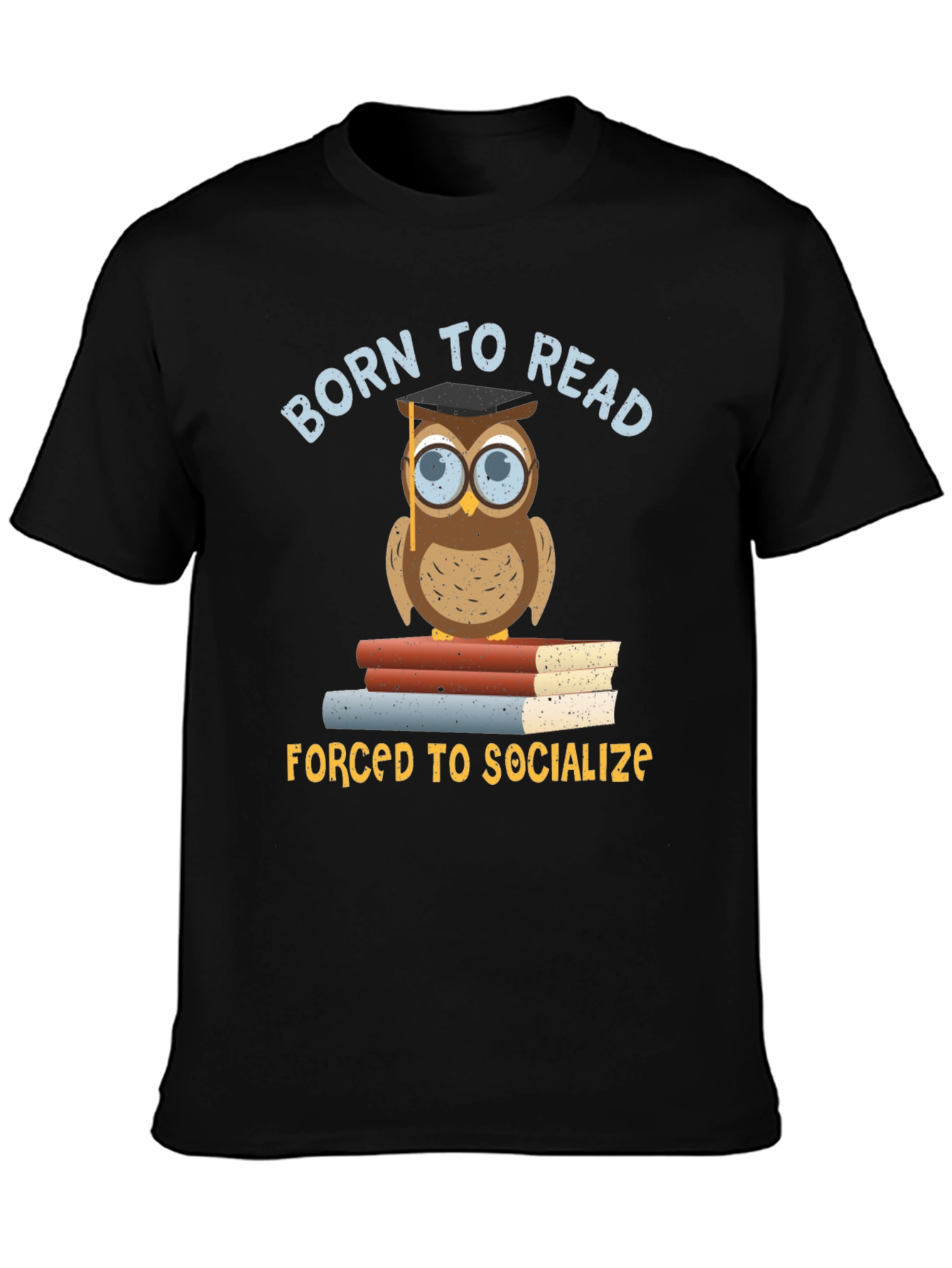 Born To Read Owl T-Shirt