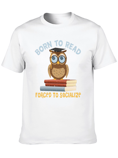 Born To Read Owl T-Shirt