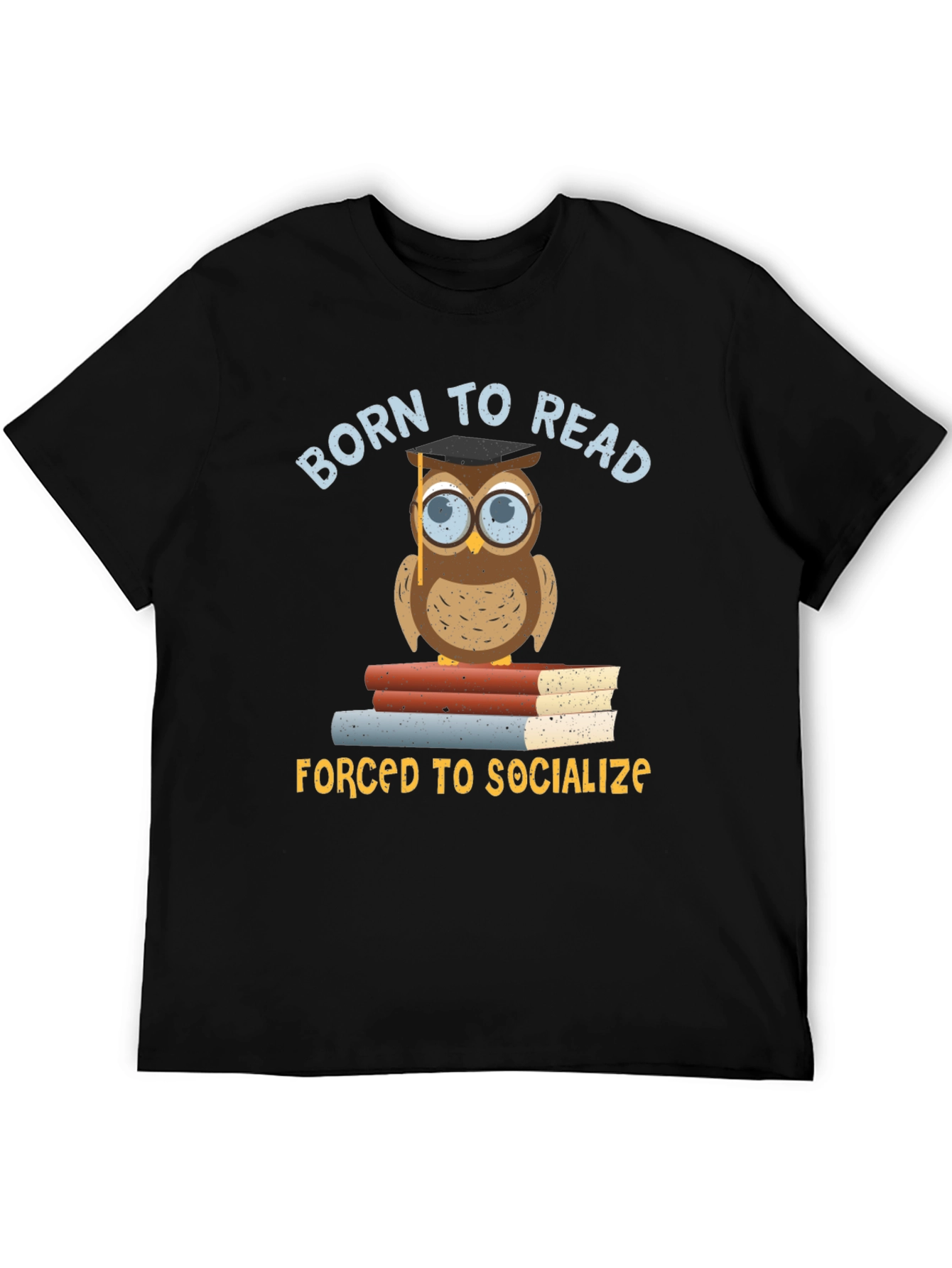 Born To Read Owl T-Shirt