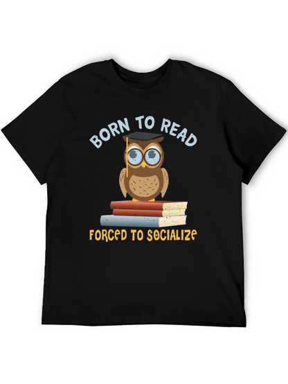 Born To Read Owl T-Shirt
