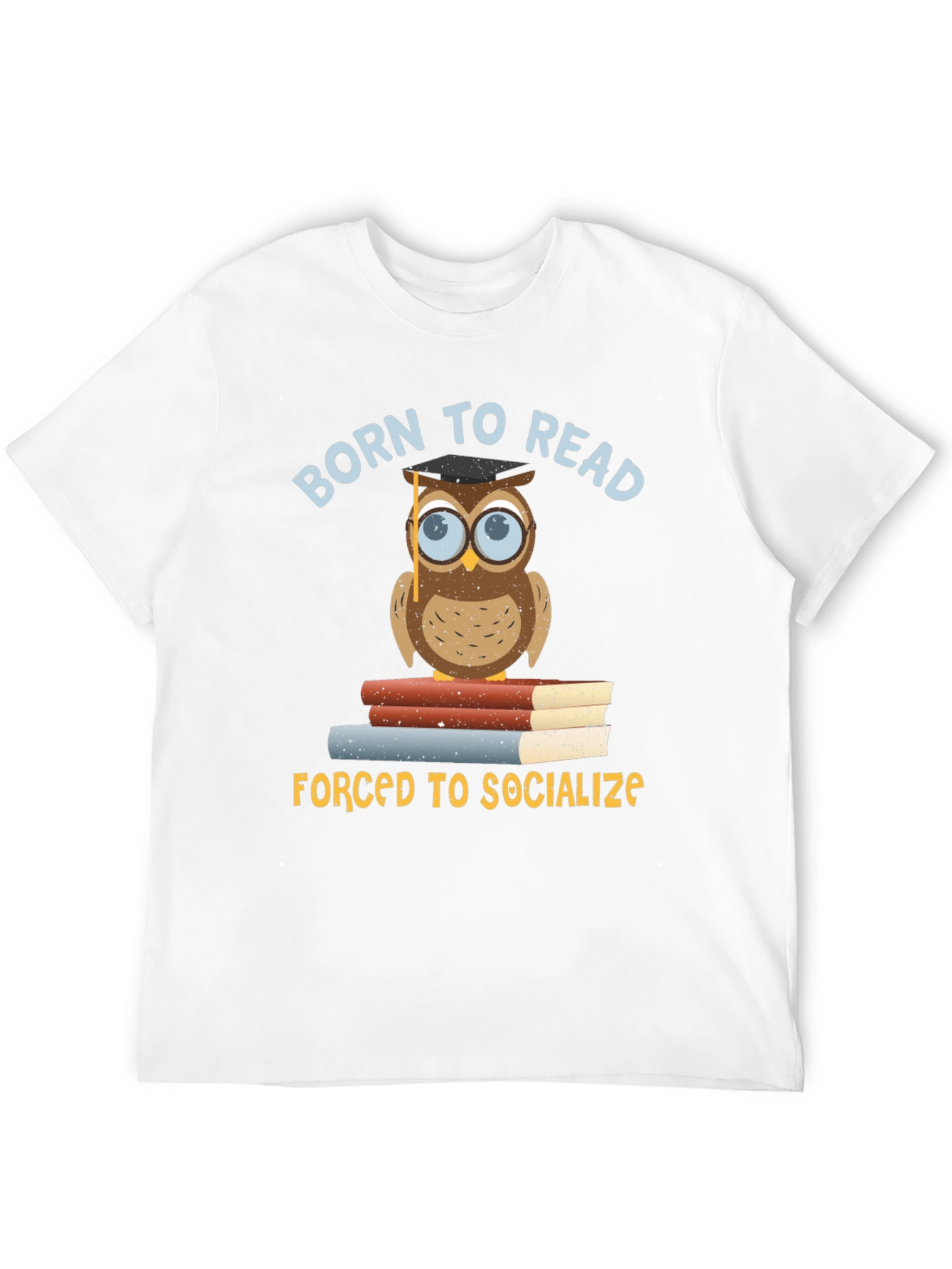 Born To Read Owl T-Shirt