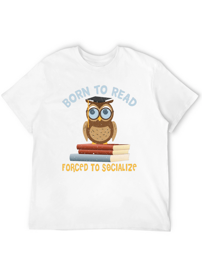 Born To Read Owl T-Shirt