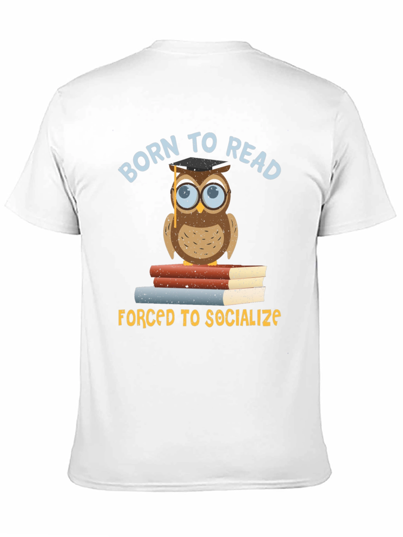 Born To Read Owl T-Shirt