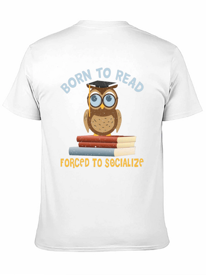 Born To Read Owl T-Shirt