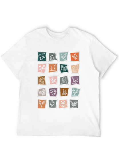 Botanical Print T-Shirt - Stylish and Unique