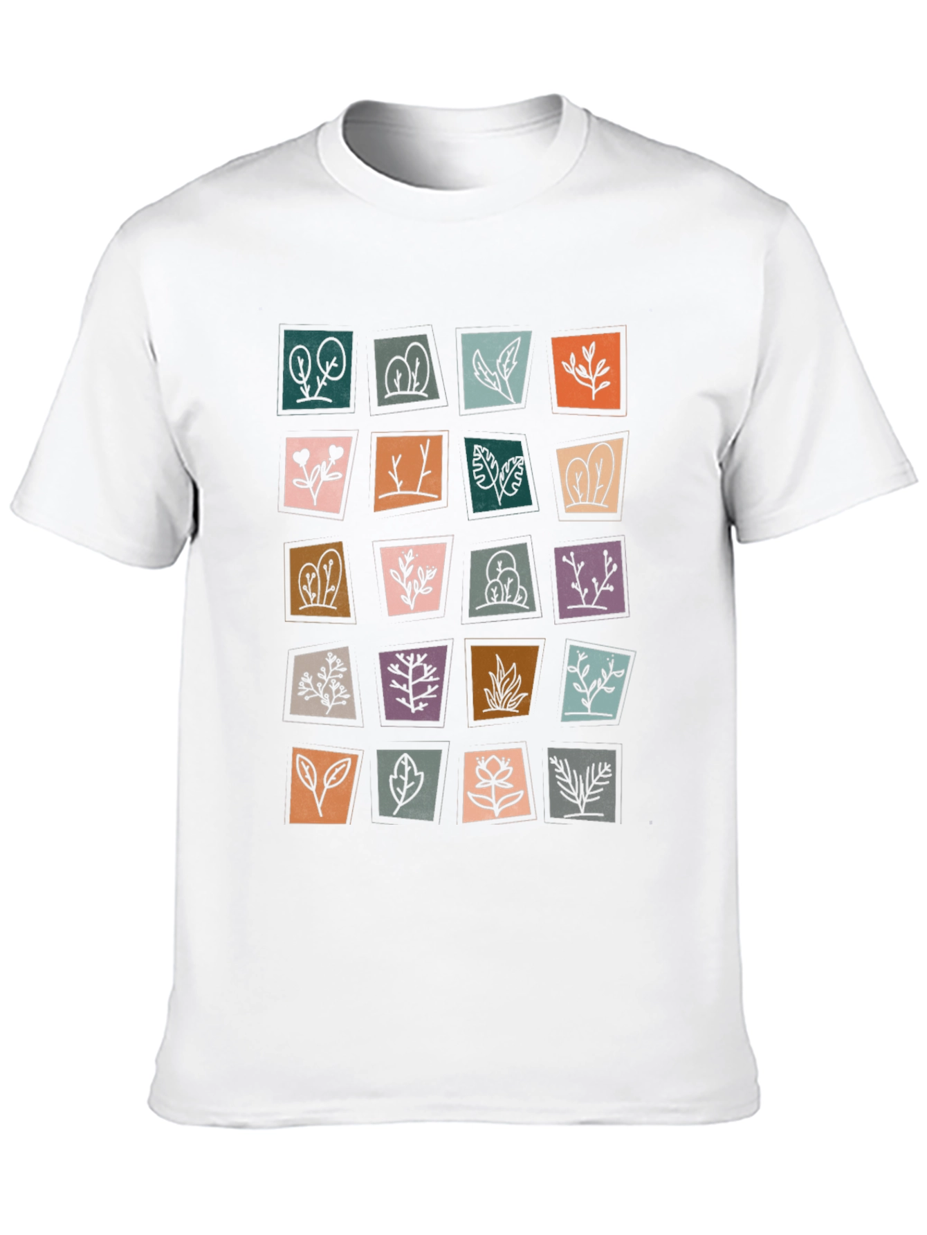 Botanical Print T-Shirt - Stylish and Unique