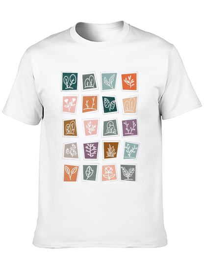Botanical Print T-Shirt - Stylish and Unique