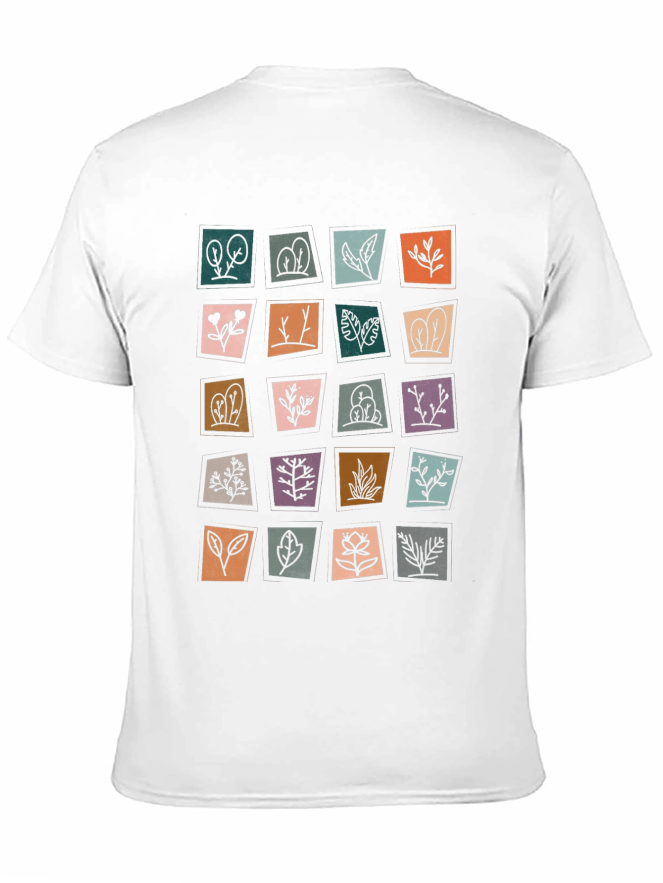 Botanical Print T-Shirt - Stylish and Unique