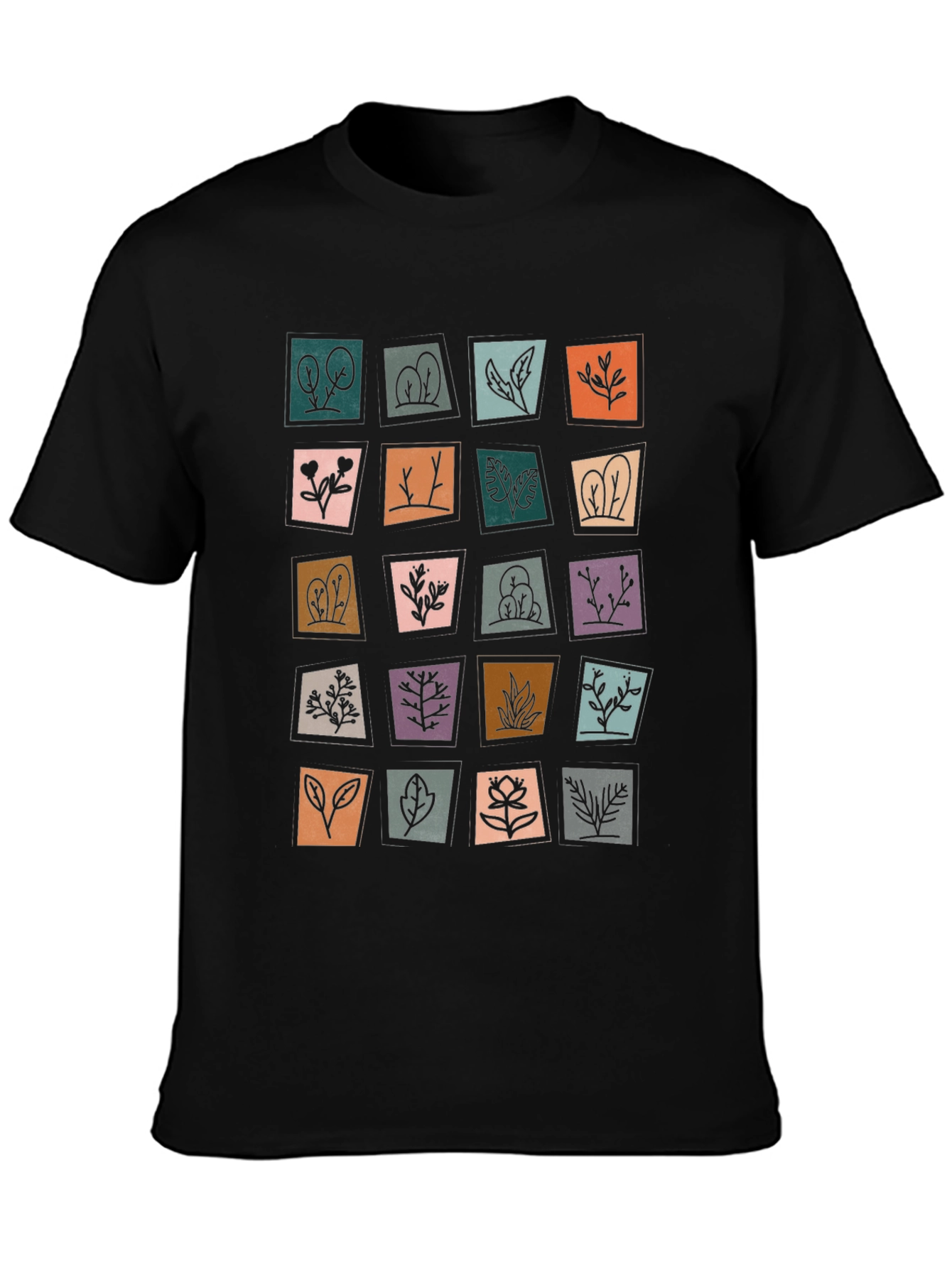 Botanical Print T-Shirt - Stylish and Unique