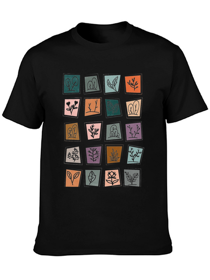 Botanical Print T-Shirt - Stylish and Unique