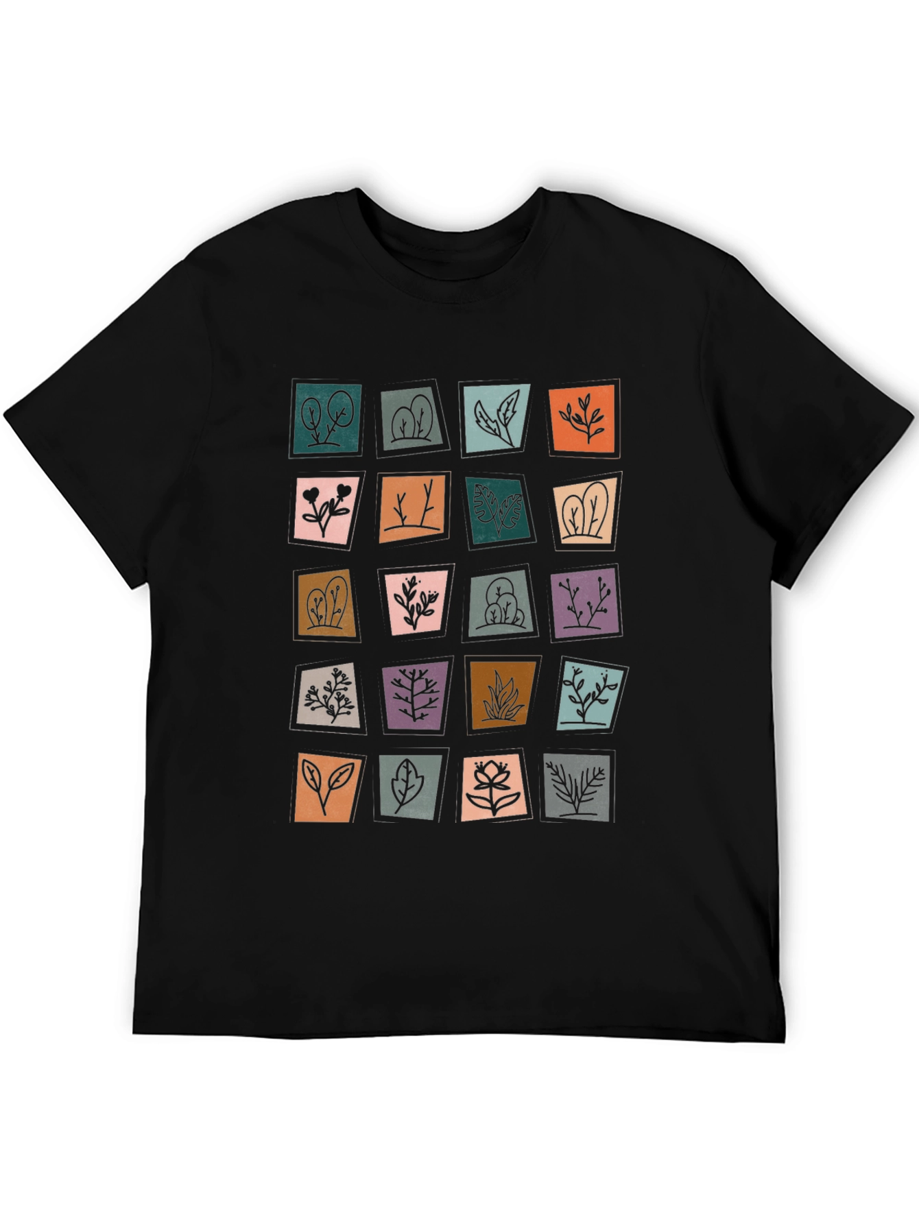Botanical Print T-Shirt - Stylish and Unique