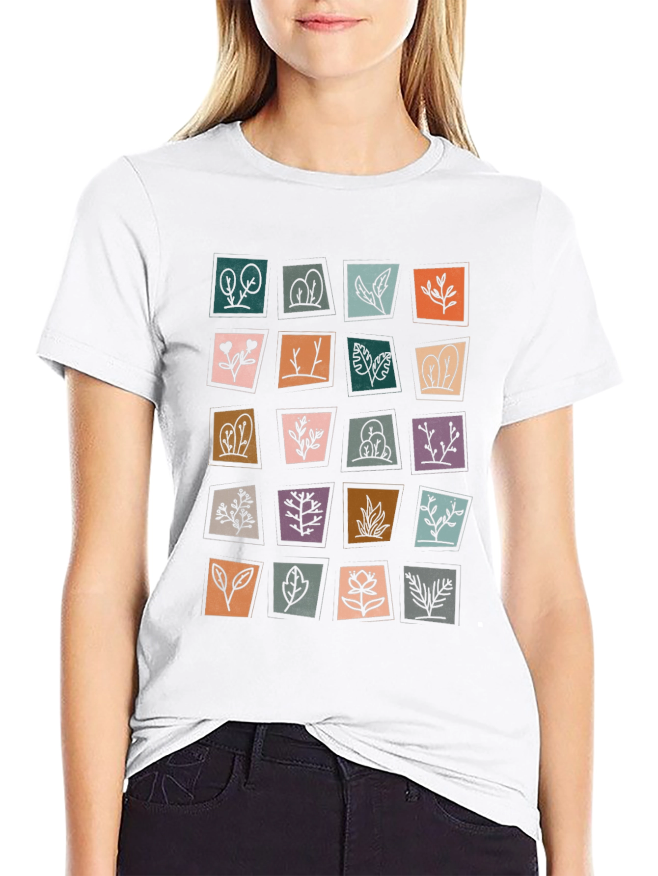 Botanical Print T-Shirt - Stylish and Unique