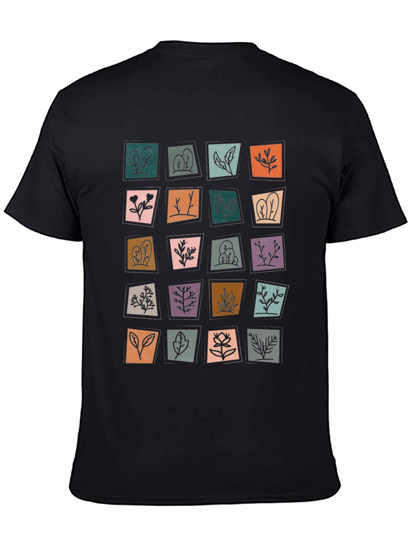 Botanical Print T-Shirt - Stylish and Unique