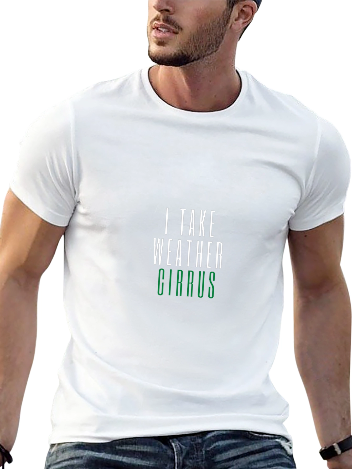 I Take Weather Cirrus Black T-Shirt