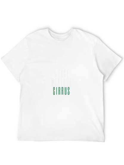 I Take Weather Cirrus Black T-Shirt