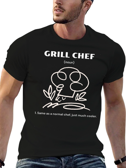 Grill Chef T-Shirt - Cool Definition Graphic Tee