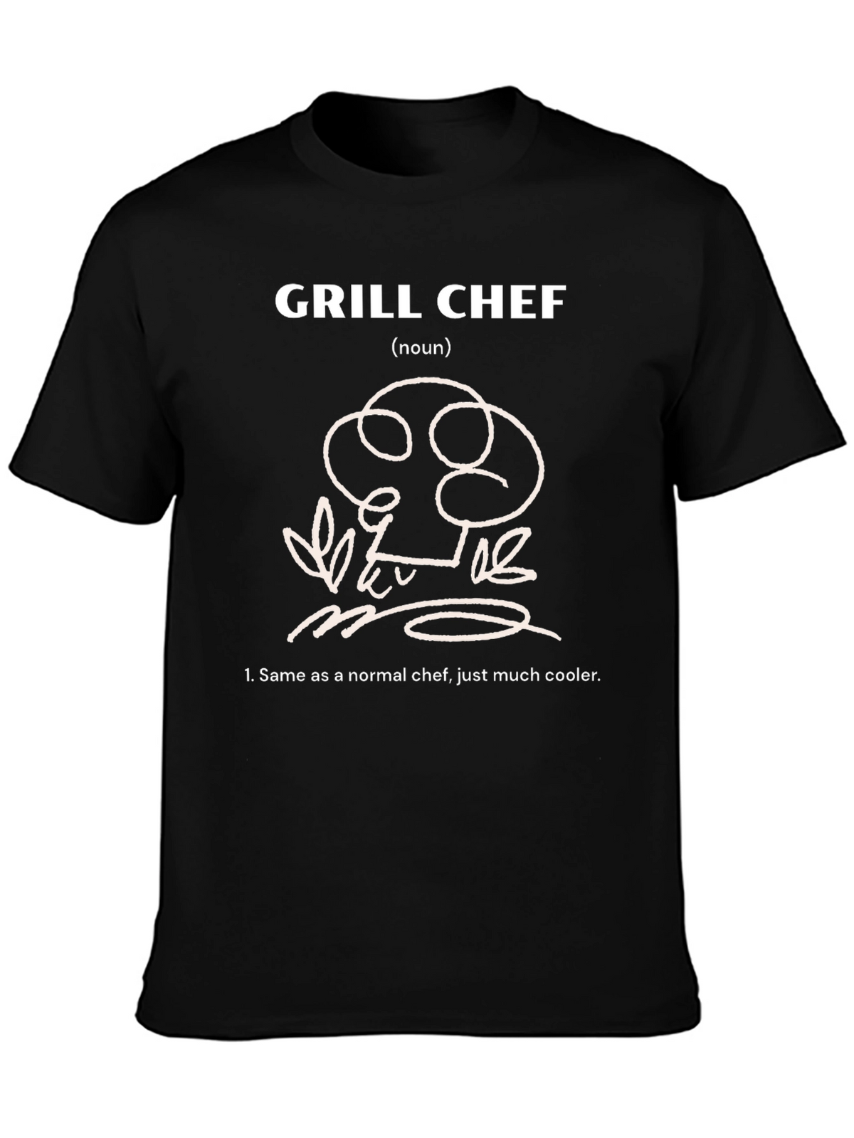 Grill Chef T-Shirt - Cool Definition Graphic Tee