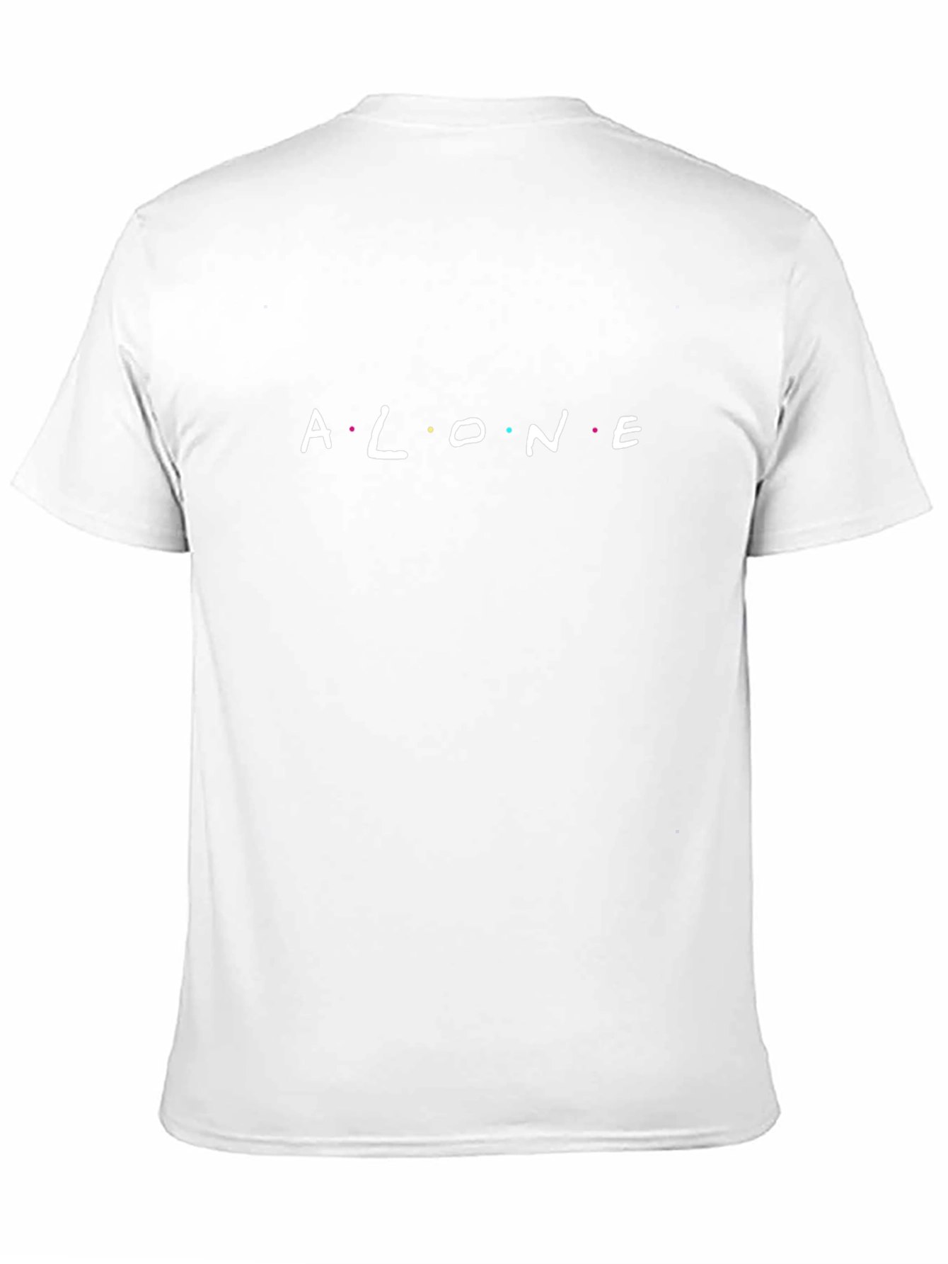 Alone Graphic Tee - Friends Inspired Black T-Shirt
