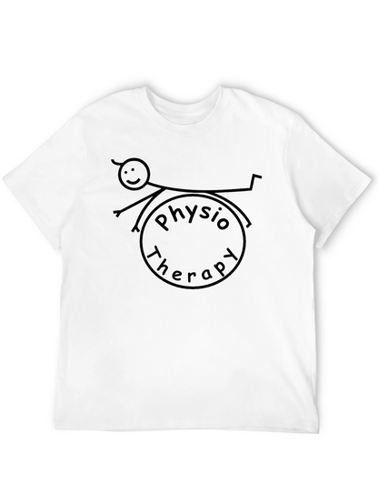 Physio Therapy T-Shirt: Stick Figure Design