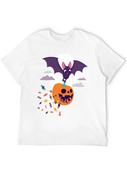 Halloween Bat & Pumpkin Candy T-Shirt