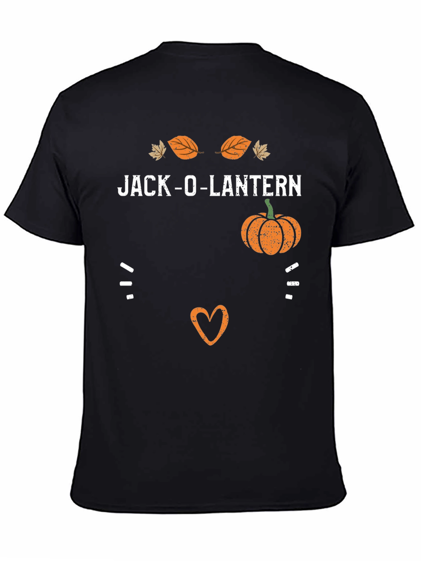 Jack-O-Lantern Face T-Shirt - Halloween Graphic Tee