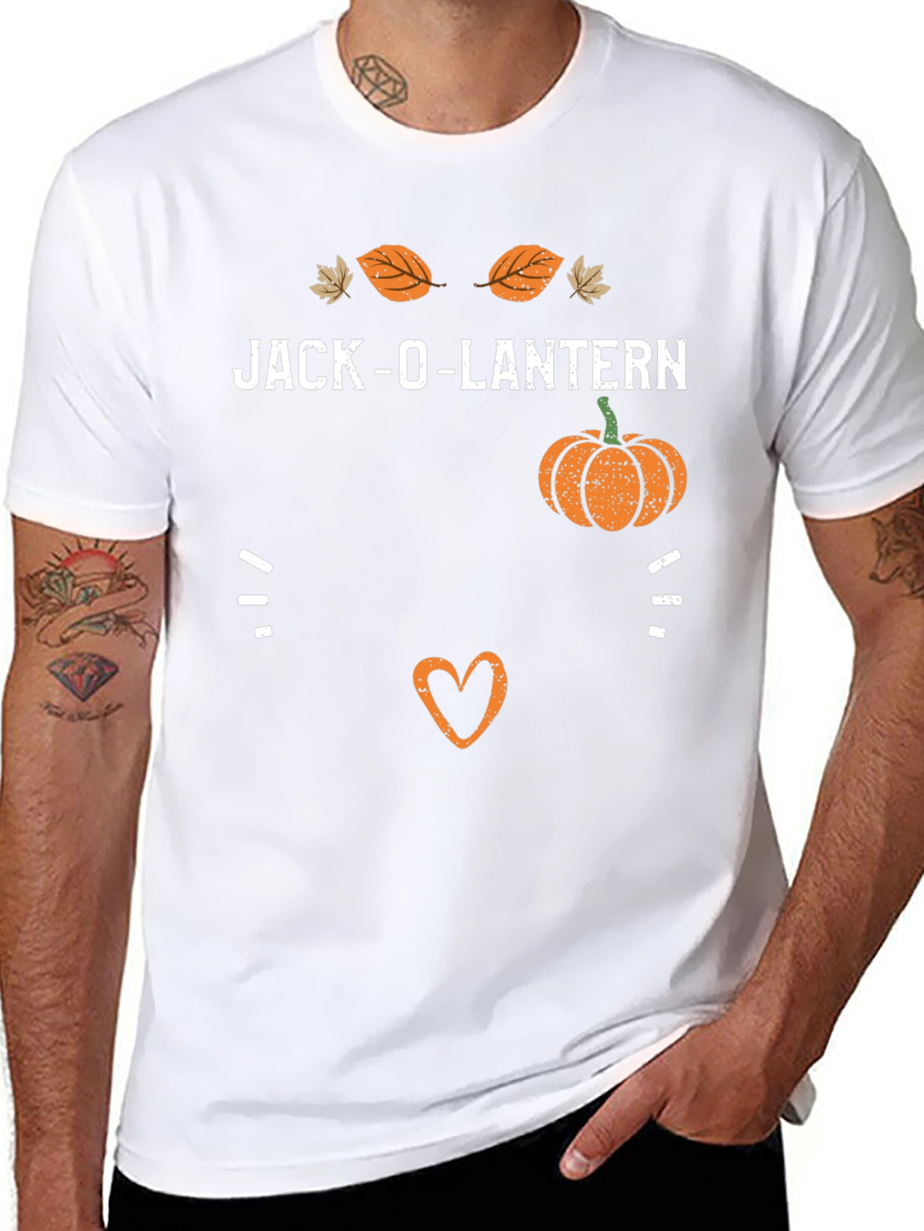 Jack-O-Lantern Face T-Shirt - Halloween Graphic Tee