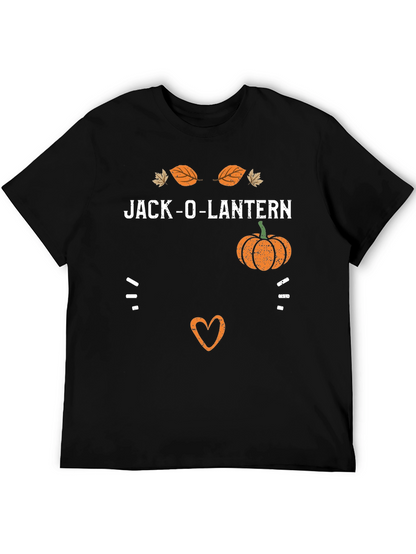 Jack-O-Lantern Face T-Shirt - Halloween Graphic Tee