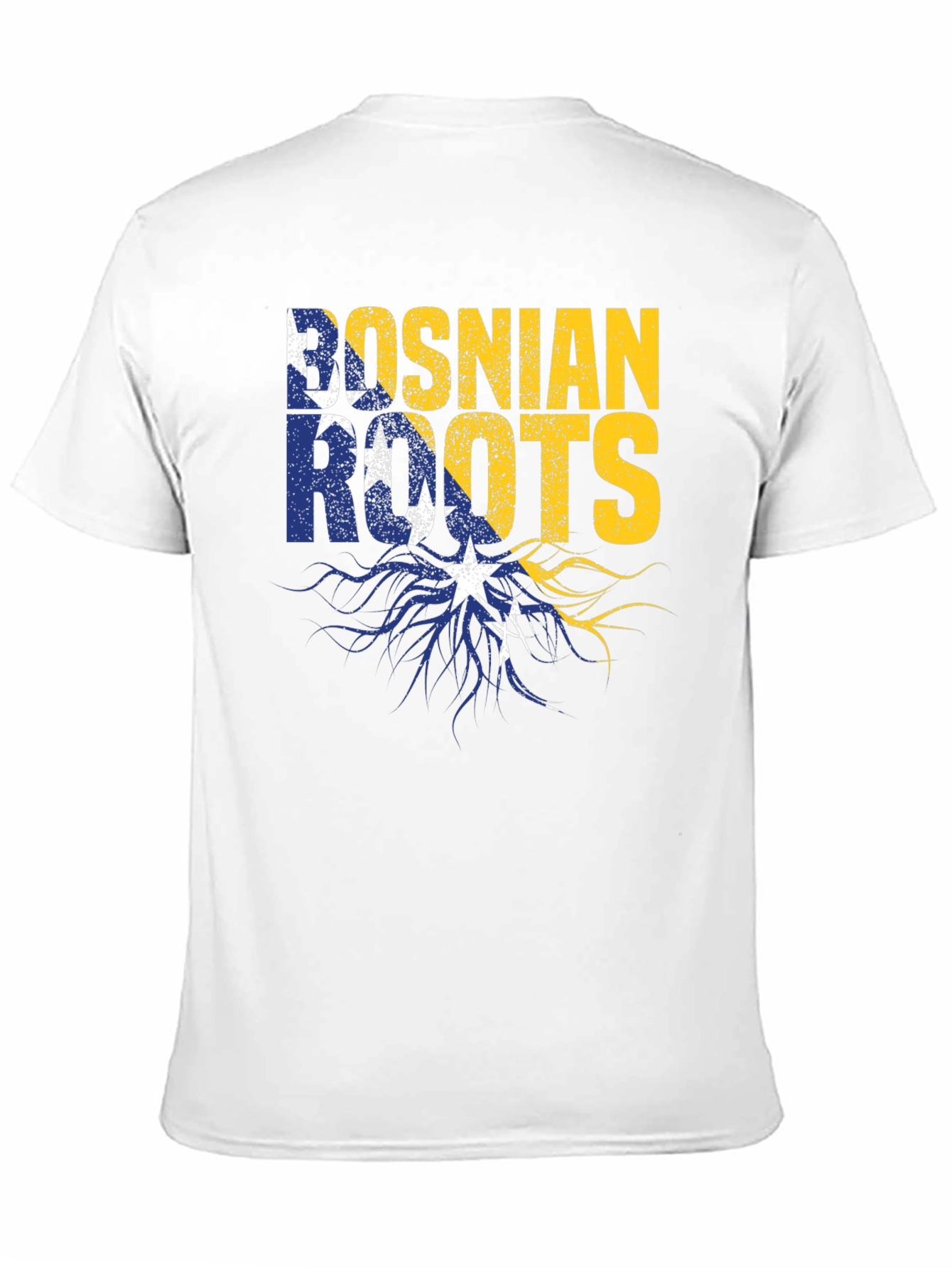 Bosnian Roots Graphic Tee - Black Cotton Blend