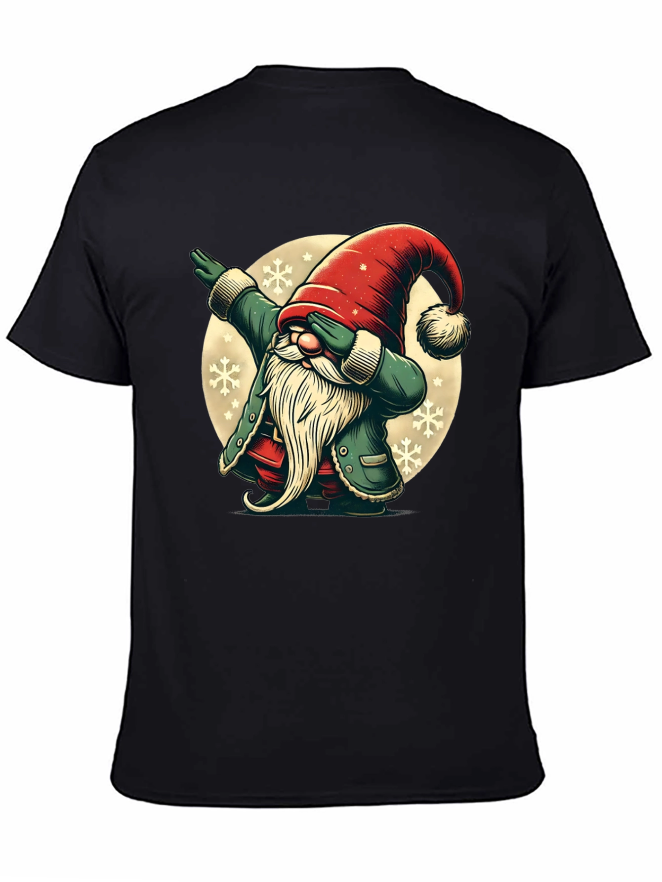 Dabbing Christmas Gnome Graphic Tee